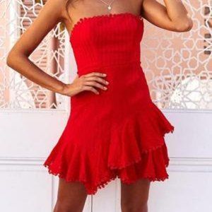 Hello Molly The Abridged Version Dress Red  NWT -S